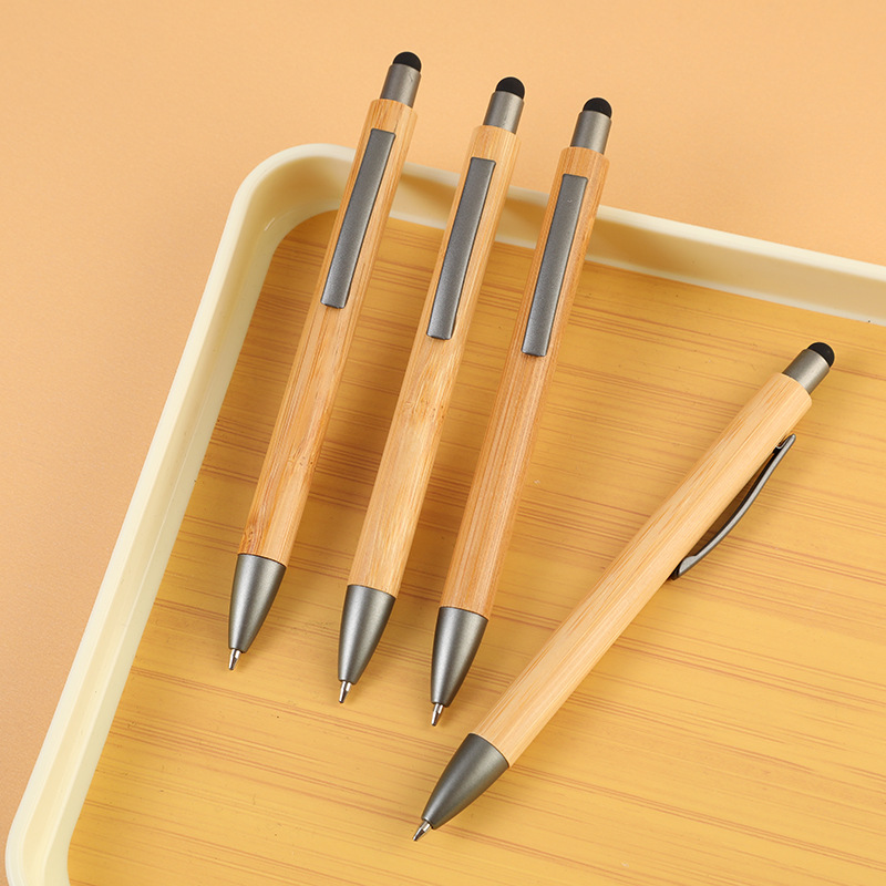 Spot froster pen holder touch screen press the bamboo wood pen…