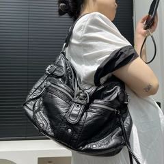 国境を越えて女性ファッションY2Kギャル水洗い機車バッグ日韓の流行を提供して古いシングルバッグを作る