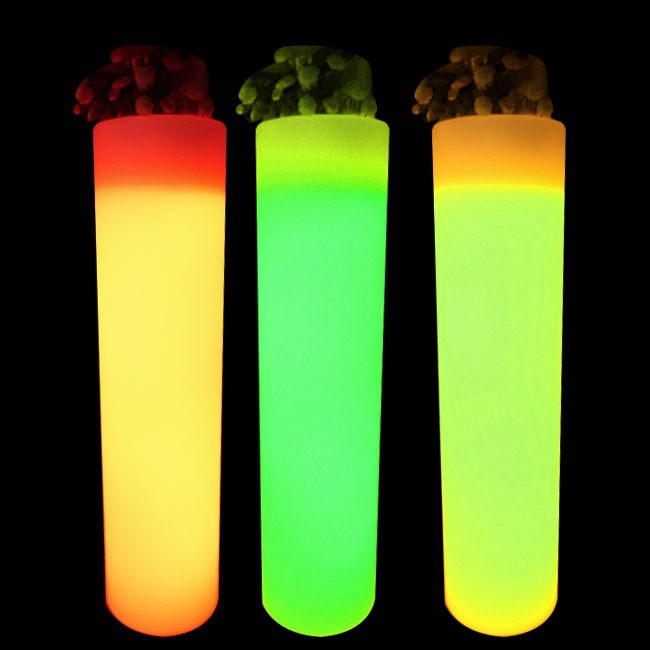 Transfronterizos hot sale LED iluminado gran recipiente de maceta redonda creativa lámpara de rotación moldeado RGB maceta de escritorio a todo color