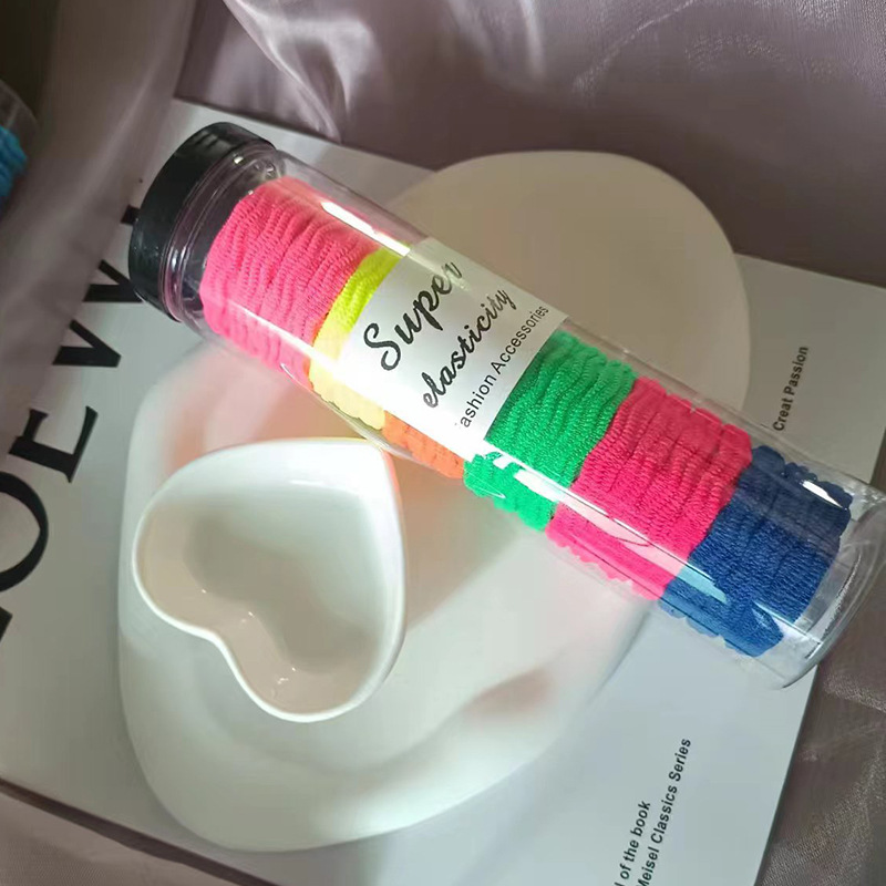 Diadema sin costuras tocado accesorios para el cabello banda para el cabello estilo coreano femenino Cola de Caballo corbata pelo no duele banda de goma elástica pelo cuerda al por mayor