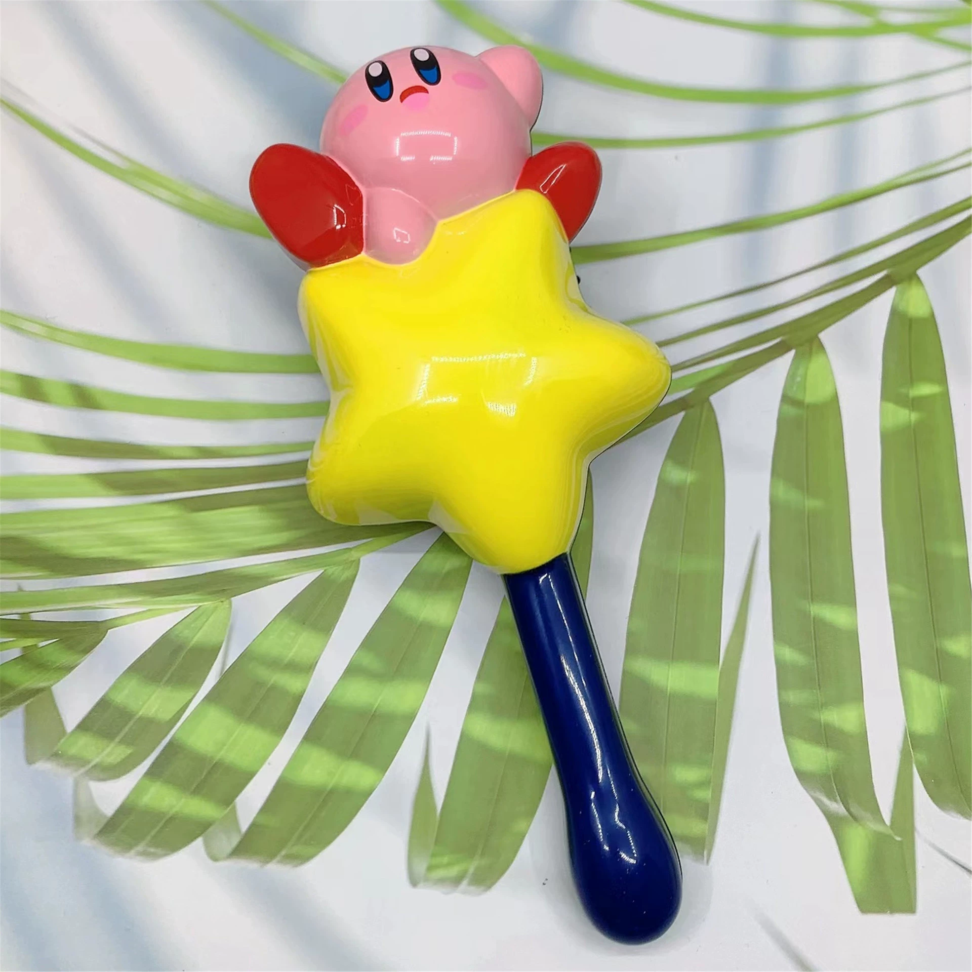 Мультяшная щётка (Kirby) — антистатическая мягкая подушка на ручке, подарок, с подарочной коробкой