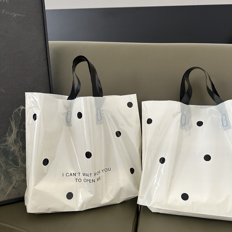 New Clothing Store Handbags, Women's Clothing Store Clothes Shopping Packaging Plastic Bags, Gift Thickening Wholesale