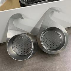 新品ステンレスシンクフィルター網掛け式水切りラック乾湿分離フック食品ゴミフィルターバスケット
