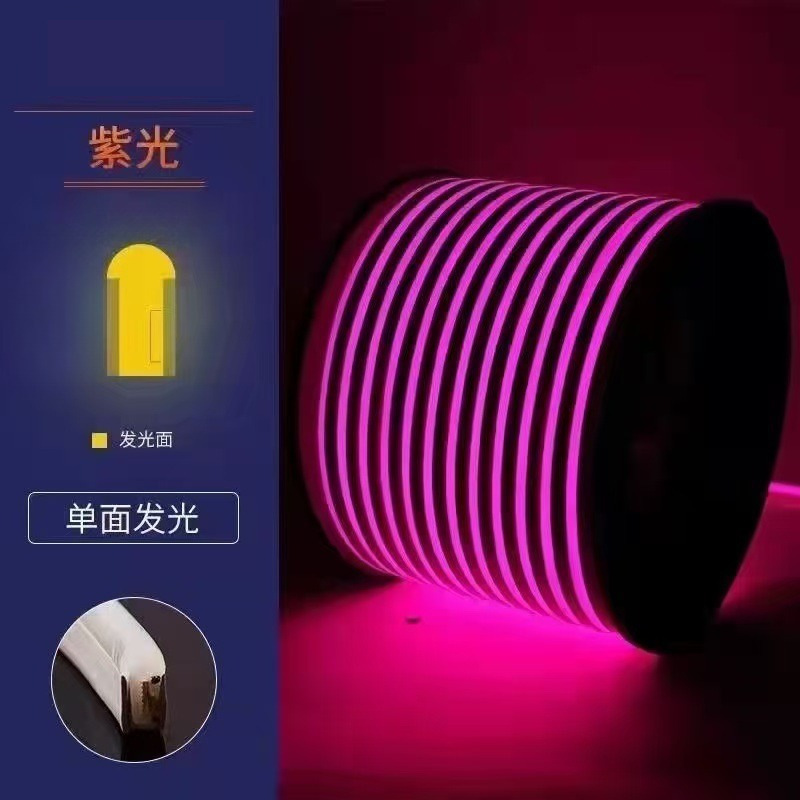 LED de neón con silicona impermeable al aire libre 12v para hacer letras coloridas de alta y baja tensión de la lámpara suave de la atmósfera decoración de ingeniería image 16
