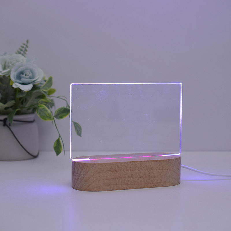 Ventas directas de la fábrica nuevo blogger mismo mensaje creativo luz noche dormitorio lámpara decoración adornos