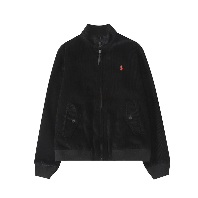 Ralph Lauren拉夫劳伦灯芯绒夹克刺绣小马老钱风干部风哈林顿外套|undefined