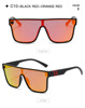 Sunglasses, sun protection cream, street glasses, European style, UF-protection
