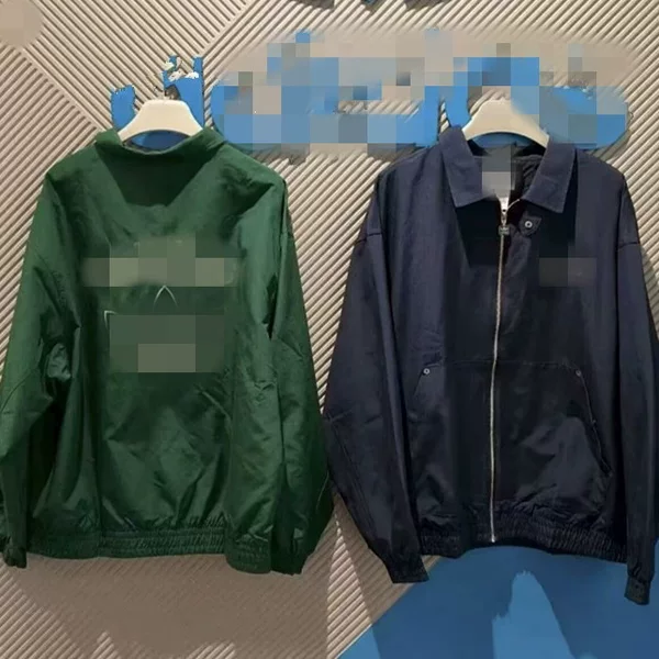 Spring and Autumn Jacket for Men 2026 New Style with Large Logo on the Back and Turn-Down Collar Jacket Kc0135