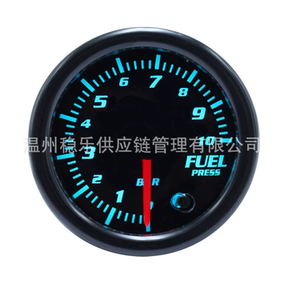 automobile instrument — Digital Instrument Panel: Water Temperature, Oil - burn-pressure-gauge-bar