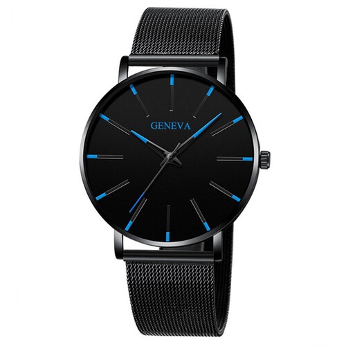 Fashionable Men's Quartz Watch with Colorful Dials - Wholesale from Geneva Trendy Fashion Network
