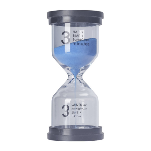 Wholesale 1/3/5 Minute Black Cover Hourglass Kindergarten Gift Toothbrushing Sand Timer Creative Decorative Ornament