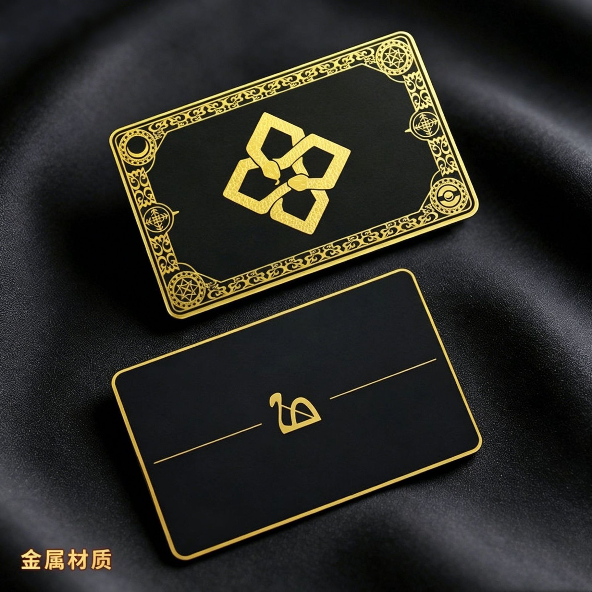 [Tarjeta de oro negro] tarjeta de llave de acción delta tarjeta de habitación NFC de metal completo tarjeta del presidente de la tarjeta de inicio de juegos periféricos