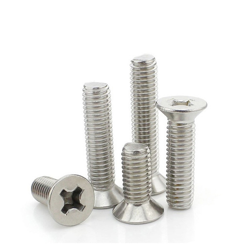 Stainless steel screws 304 stainless steel cross recessed flat head screws m3m4m5m6 countersunk head machine screws GB819