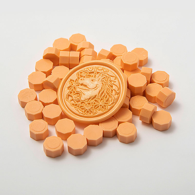 Cera de pintura al fuego, juego completo de sellos de pintura al fuego, octogonal, transparente, colorido, bolsa de colores mezclados, cera, venta al por mayor barata