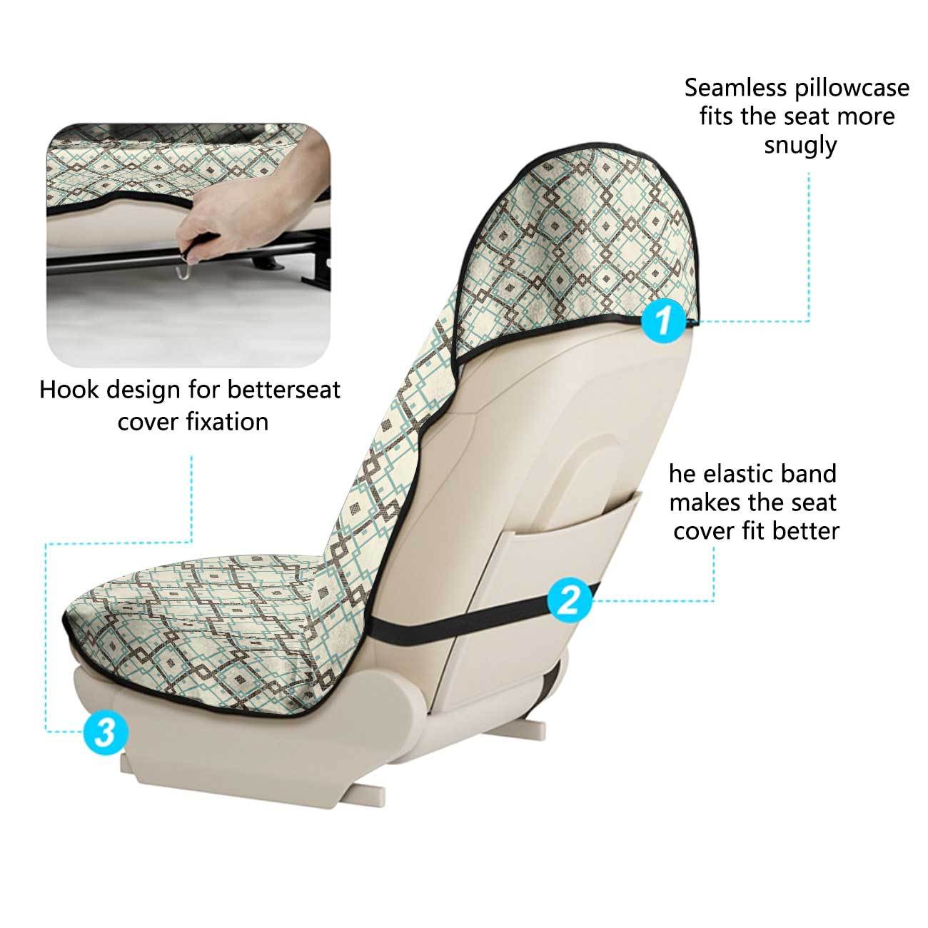 Car seat towel cover for front seats, suitable for gym and exercise, universal for all seasons, car use 171