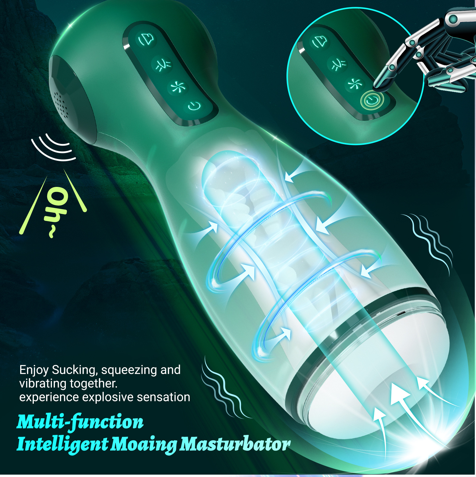 Male Masturbator With Vibration And App Control Airplane Cup_voghion.com