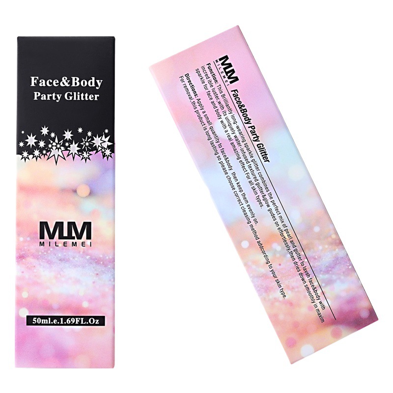 Party Glitter Sequin Gel Mermaid Scales Face Body Lip Glitter Eyeshadow Colorful Stage Makeup