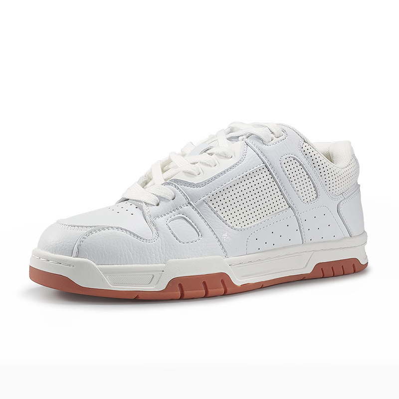 2023 nicho diseño pareja zapatos de skate de la calle americana de los hombres de suela gruesa zapatos blancos zapatos casuales pan zapatos estudiante mujeres