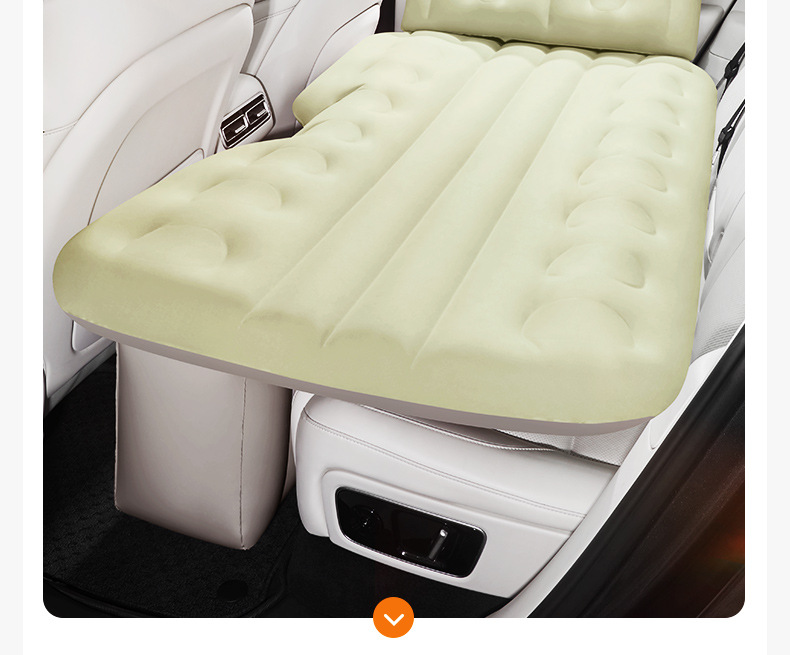 Car-borne Automatic Inflatable Bed Cushion Car SUV Rear Seat Pneumatic Travel Bed Car Sleeping Artifact for Internal Use