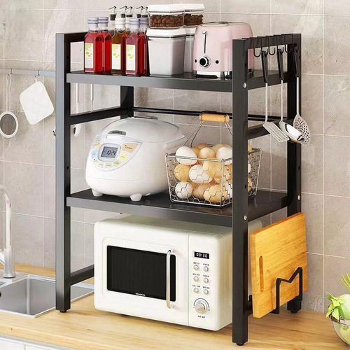Kitchen microwave shelf rack multi-functional stand multi-layer home oven countertop rice cooker storage free shipping