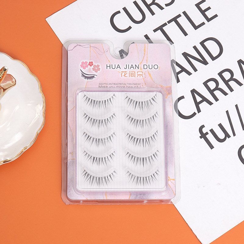 13 ultra-fino mano-insertado transparente tallo pequeño diablo dibujos animados falso natural hadas pelo cos xingyao península pestañas