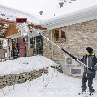Winter roof snow artifact snow scraper greenhouse snow rake high-altitude snow removal tool
