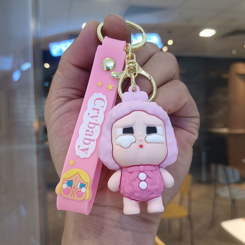 卡通哭娃钥匙扣眼泪娃娃公仔汽车钥匙链潮流情侣包包挂件礼品批发|undefined