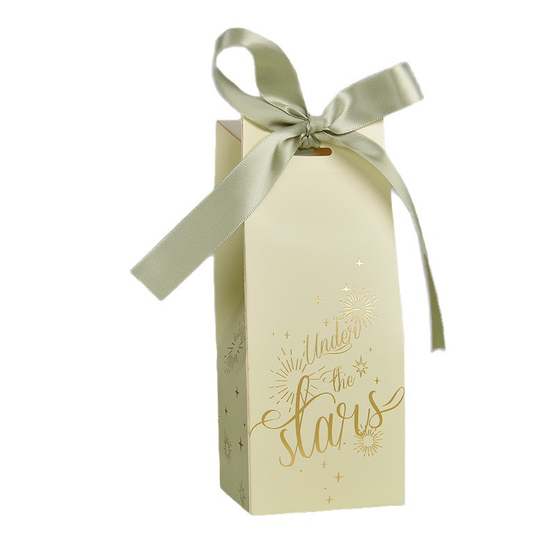 Caramelo pequeño lote verde caja de dulces frescos boda mano pequeña caja de regalo caramelo translúcido pequeña bolsa de regalo