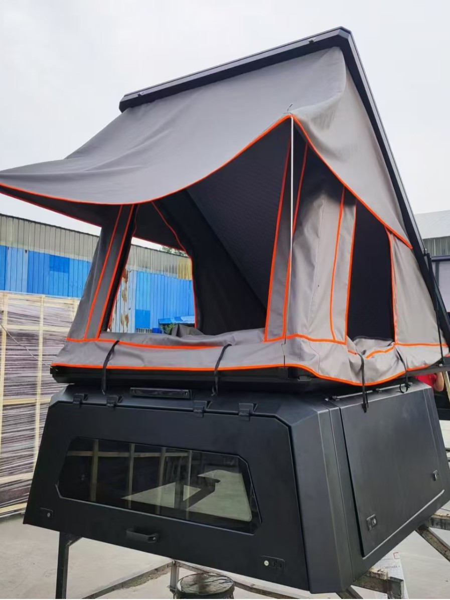 Car Roof Tent Outdoor Camping Self-Driving Tour Hard-Top Single-Layer Tent Car Tent Bridge Car Sunshade Rollover Tent