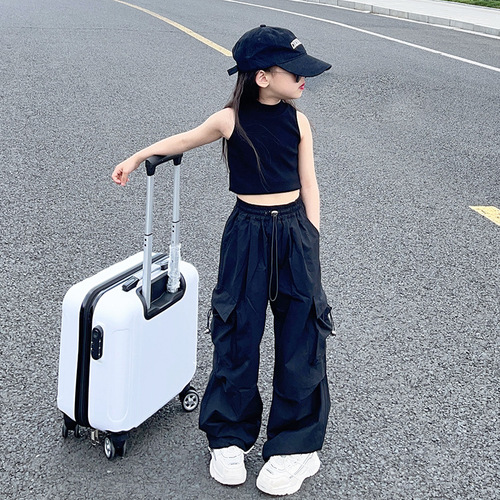 Men and Women's  New Workwear Pants High-Grade Straight Leg Casual Street Dance Sport Versatile Loose Tight Waist Long Pants