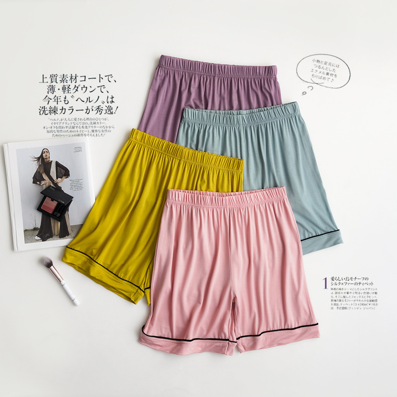 Modal women's summer home shorts pyjamas home pants loose casual thin yoga sports a generation of hair