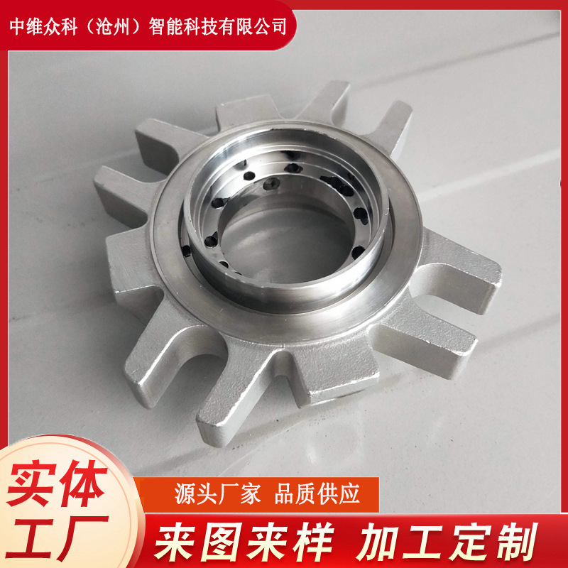 CNC加工覆膜砂铸铝件 压铸模具压铸铝件 铸铝油泵壳体