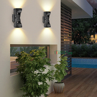 Yuanye LED YY-BDR008 RGBW double head wall lamp living room surface installed background wall double head spotlight