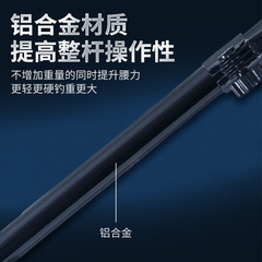 1.7M 2.1m 2.4m Aluminum Alloy Rod Support Fishing Rod Support Fishing Pod Black Triangle Pull-out Rod Support Fishing Rod Stand
