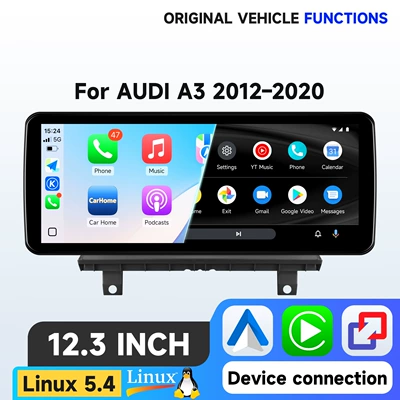 Suitable for Audi A3 DVD Navigation - 123inch-linux-system-compatible-with-audi-a3-2013-2020