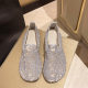 Mesh Lace Fisherman Shoes Women 2024 Spring and Summer New Korean Style Net Celebrant Flat Lazy Casual Single Shoes Women Wholesale