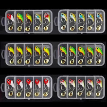 路亚饵旋转亮片震动小旋风VIB假饵盒装金属海钓淡水假饵拟饵渔具