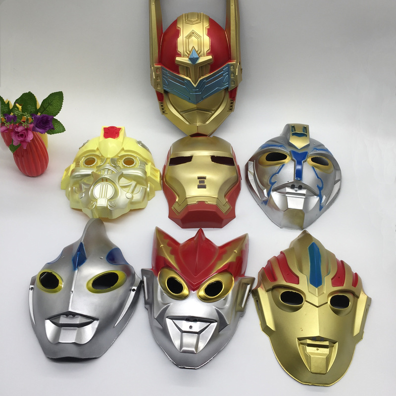 发光面具 复活节卡通赛罗cosplay动漫儿童派对用品爆款奥特曼面具|undefined