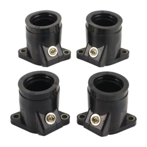 4 Pcs Carburetor Intake Manifold Boot Joint for Yamaha FZR600 Genesis 89-99