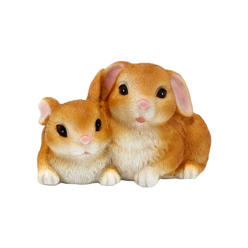 Cute realistic rabbit, flowerpot for kindergarten, decorations, micro landscape, (Physicals), new collection