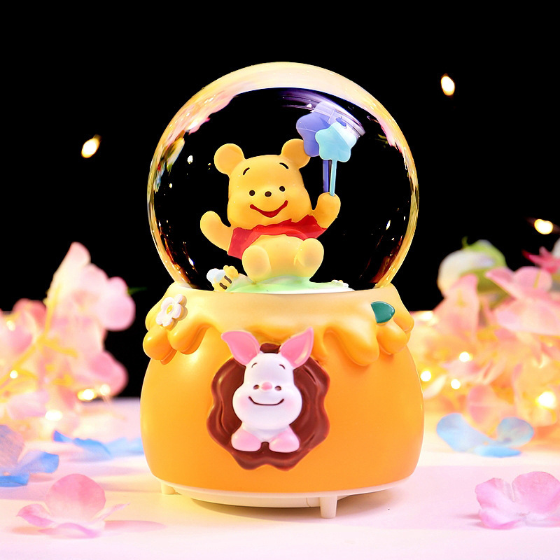 クリエイティブギフト回転トロイの木馬クリスタルボール誕生日プレゼント振り子友達ユニコーンオルゴール卸売りプレゼント|undefined