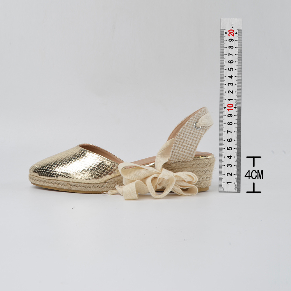 Wedge Sandals For Women With Open Back And Strappy Rope Design_voghion.com