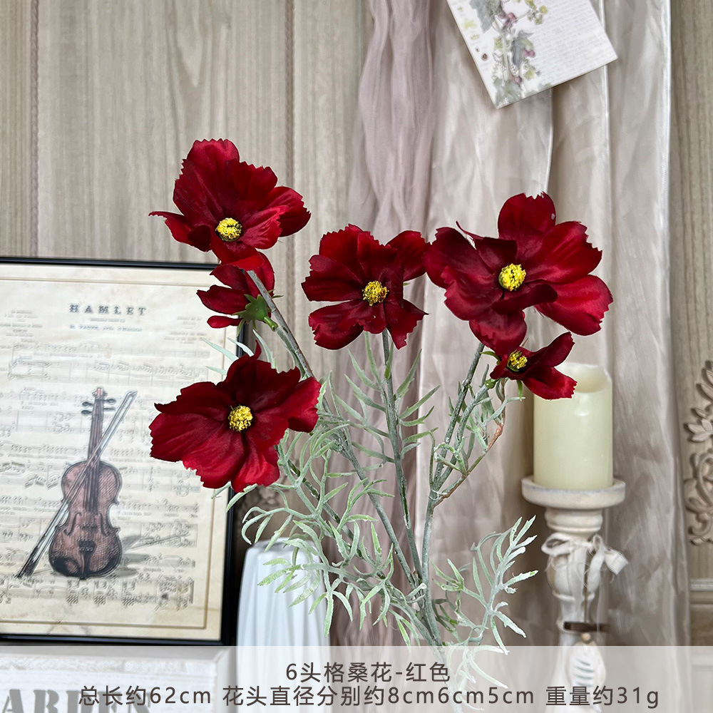 Llw-6 heads of gesang flower - red