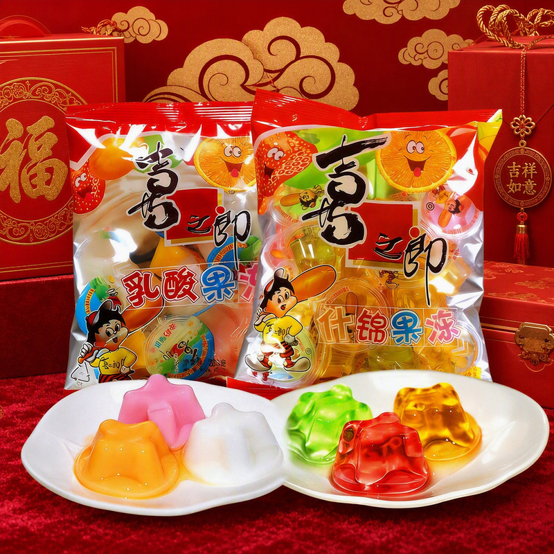 Xizhilang Jelly 360g Bagged 16 Bags Per Box Assorted Lactic Acid Snacks Wholesale Nostalgic New Year Snacks Late-Night Snacks Xizhilang Jelly 360g Bagged 16 Bags Per Box Assorted Lactic Acid Snacks Wholesale Nostalgic New Year Snacks Late-Night Snacks