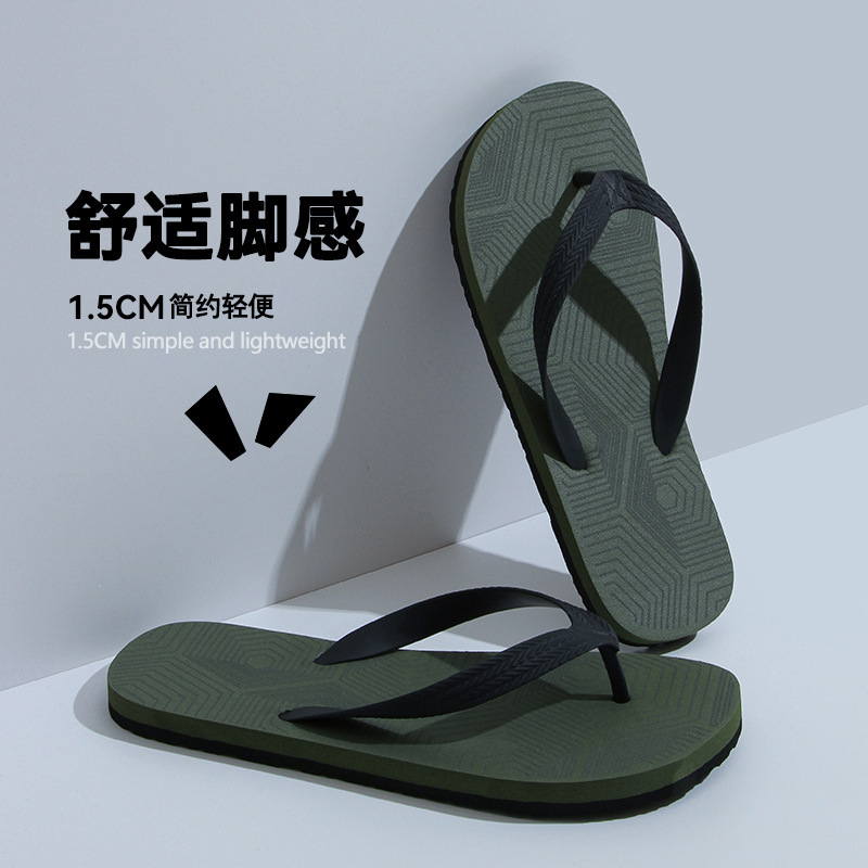 Simple Flip-Flops for Men, Non-Slip Outdoor Summer New Style Flip-Flops, Trendy Men's Sandals Simple Flip-Flops for Men, Non-Slip Outdoor Summer New Style Flip-Flops, Trendy Men's Sandals