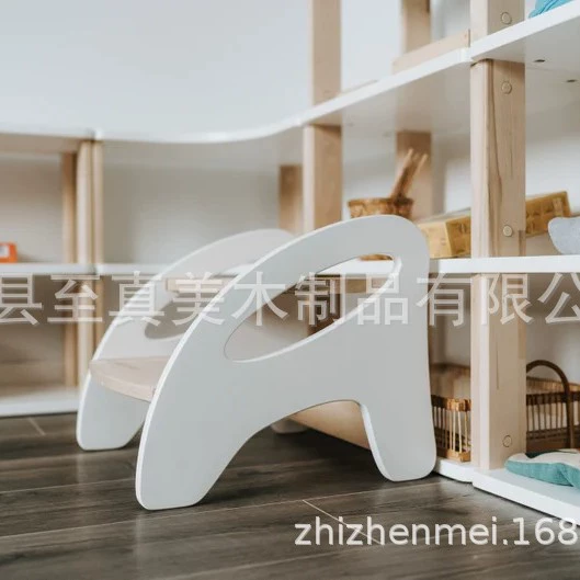 Деревянная скамья для ног Деревянная скамья для ног Деревянная скамья для детей Ванная комната Ступенчатая деревянная двухступенчатая скамья из цельного дерева лестница