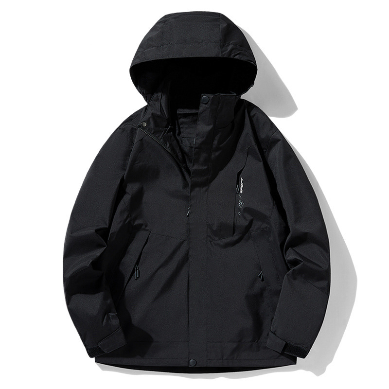 HS-1818D (라이너가없는 싱글 코트) 블랙 남성