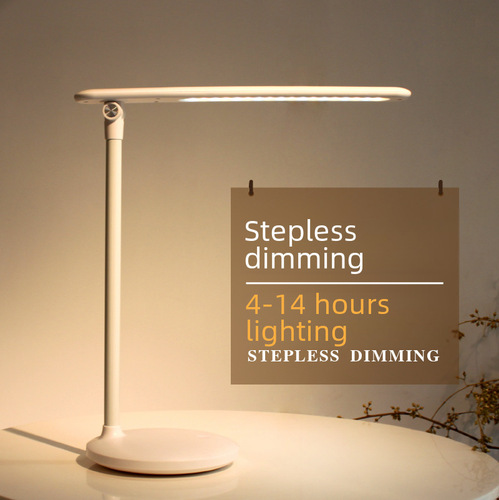 Creative small glutinous rice folding desk lamp student LED eye protection reading lamp USB charging desk lamp with infinite dimming night light