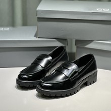 2025新款原单乐福鞋厚底舒适时尚皮鞋简约休闲欧美风女士正装鞋