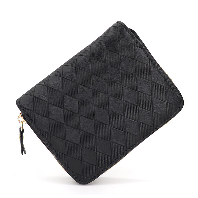 Bolsa de tarjetas de órgano simple de color sólido gran capacidad multi tarjeta cubierta de tarjetas para mujeres nueva cartera antirrobo tarjeta de crédito clip de tarjeta de cremallera